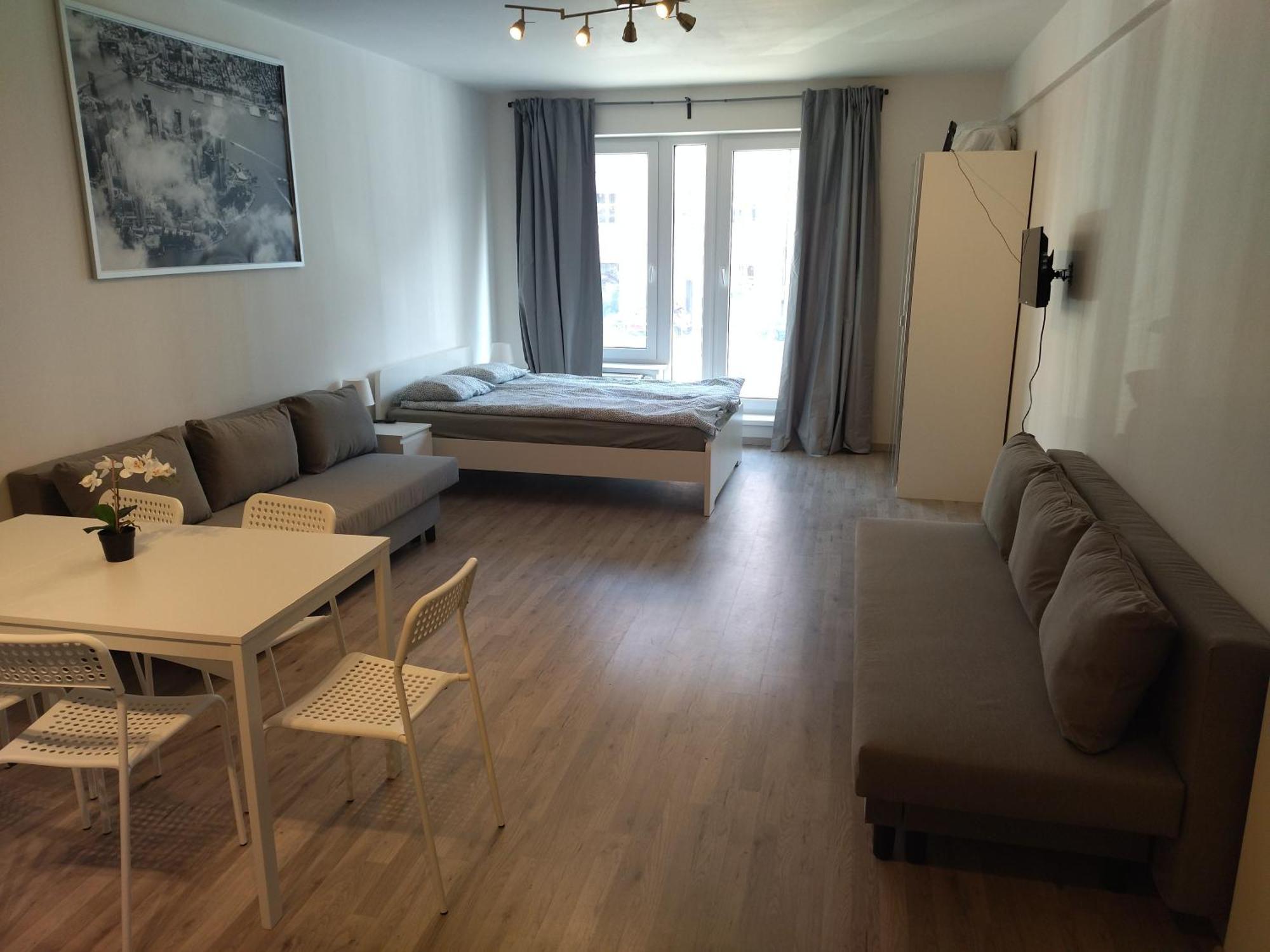 Brand New Studio Apartment #24 In Elite Residence With Free Secure Parking In The Center プラハ エクステリア 写真